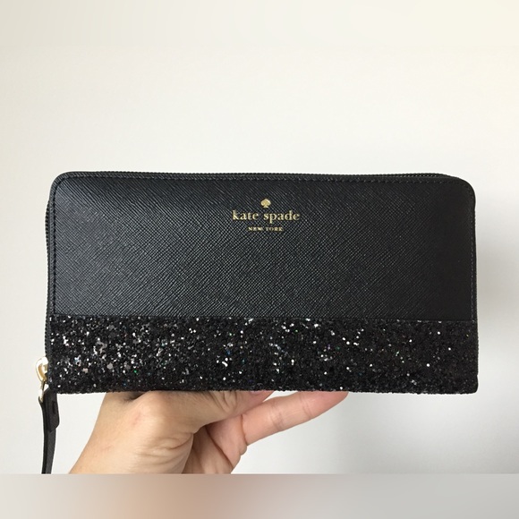 Kate spade glitter wallet / clutch - Picture 1 of 4